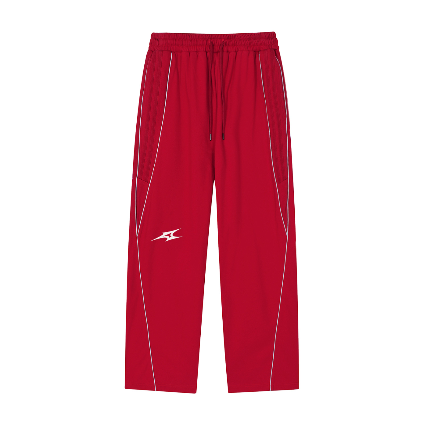Reflection Striped Straight-Leg Sweatpants