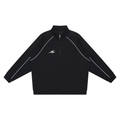Reflection Striped Raglan Sleeve  Jacket